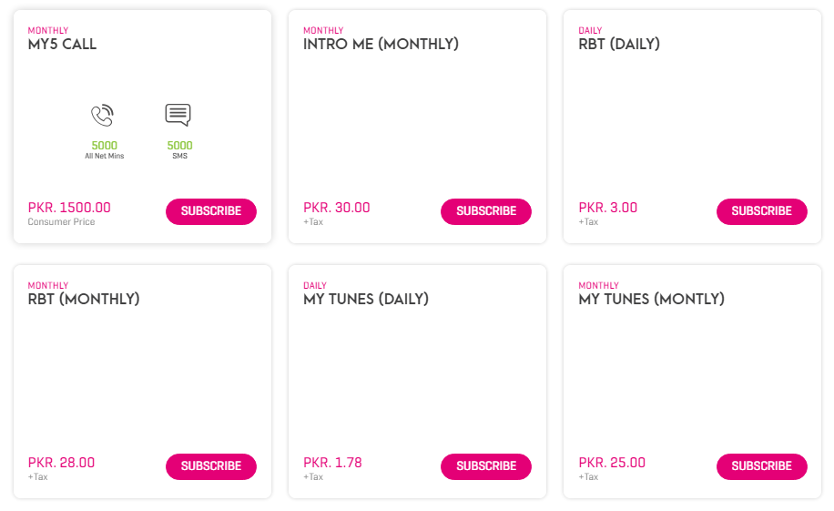 Zong Call Packages LATEST 2025